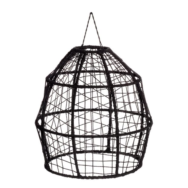 Nest braided cotton pendant light-product