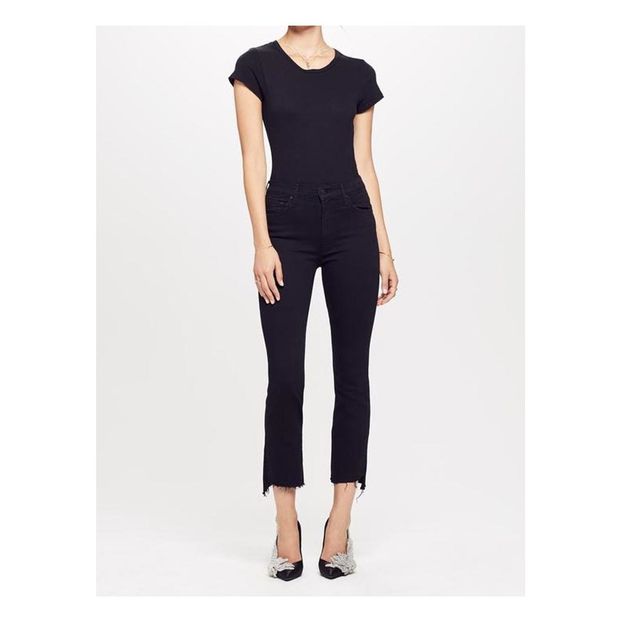 Jean Evasé Insider Crop Step Fray-product
