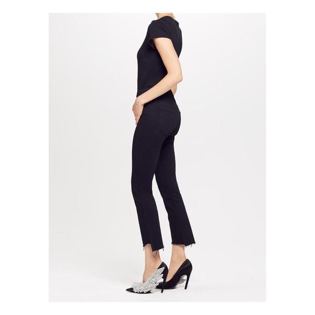 Jean Evasé Insider Crop Step Fray-product