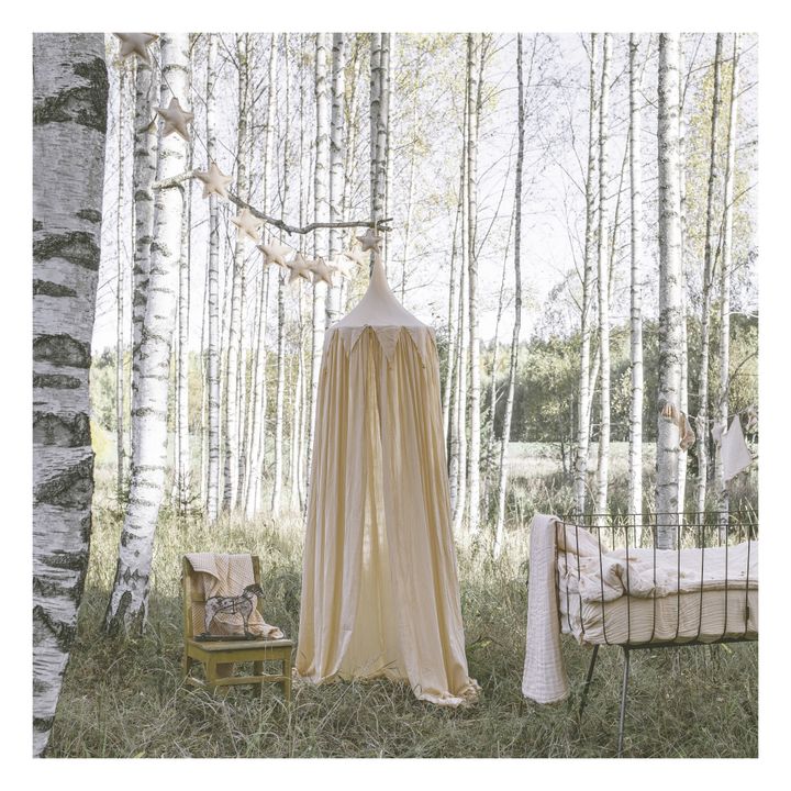 Guirlanda mini-estrellas de algodón biológico | Powder S018- Imagen del producto n°1