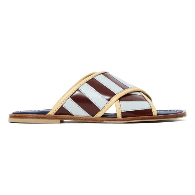Sandalias Cuero Vernis Cruzadas-product
