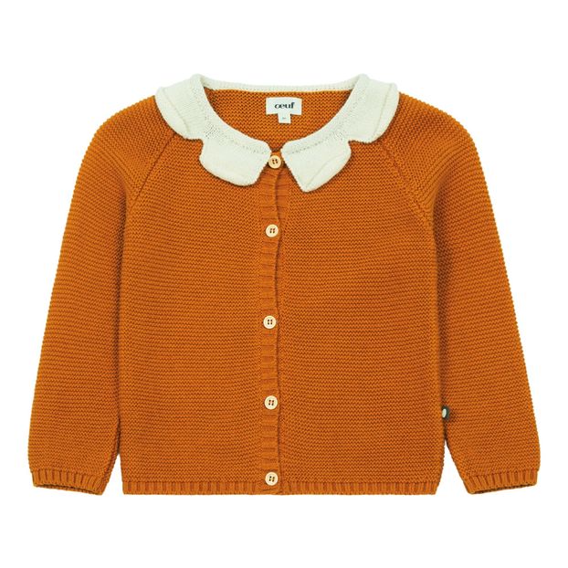 Cardigan Marguerite Coton Pima Bio-product