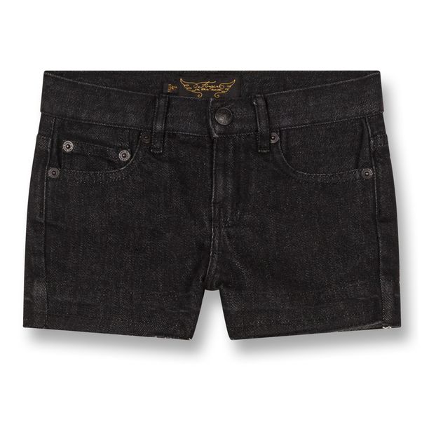 Nova Frayed Denim Mini Shorts-product