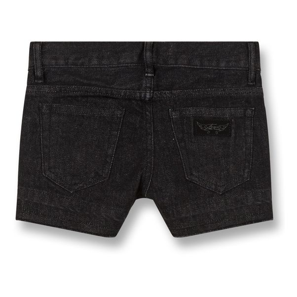 Nova Frayed Denim Mini Shorts-product
