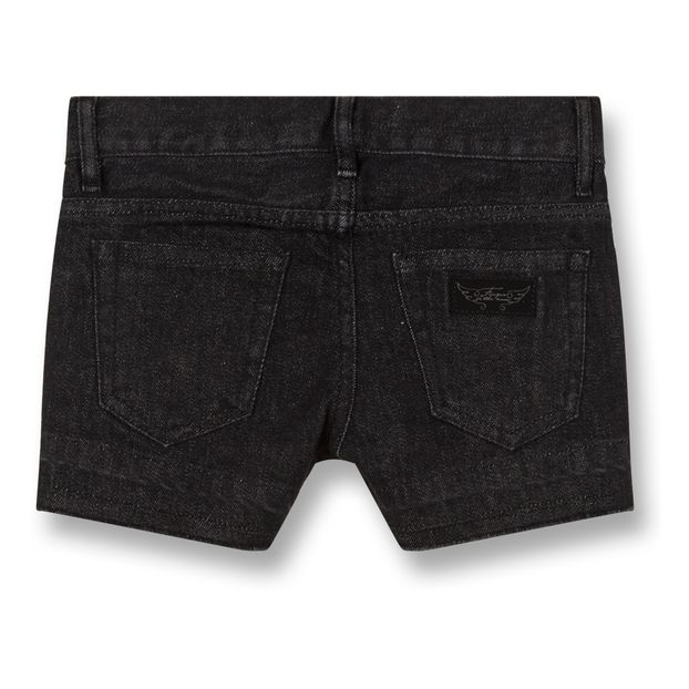 Nova Frayed Denim Mini Shorts-product