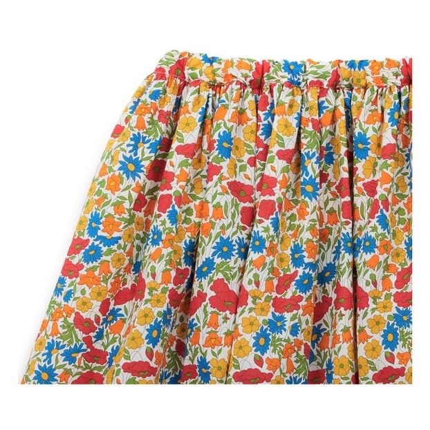 Raspberry ditsy skirt-product