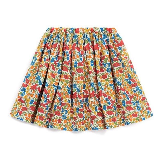 Raspberry ditsy skirt-product
