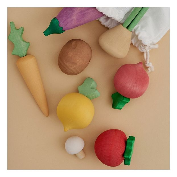 Set de verduras de madera-product