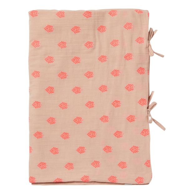 Indian flowers cotton quilt cover-product