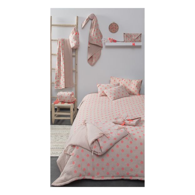 Indian flowers cotton quilt cover-product