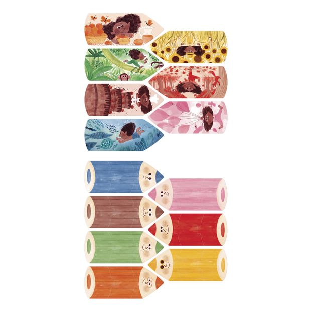 Puzzle I Love My Colours-product
