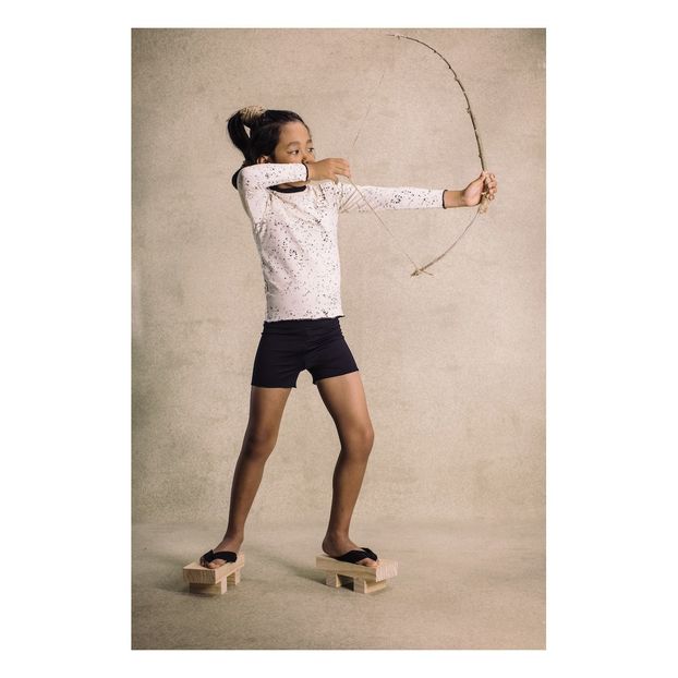 Zweiseitige Badehose Ikebana-product