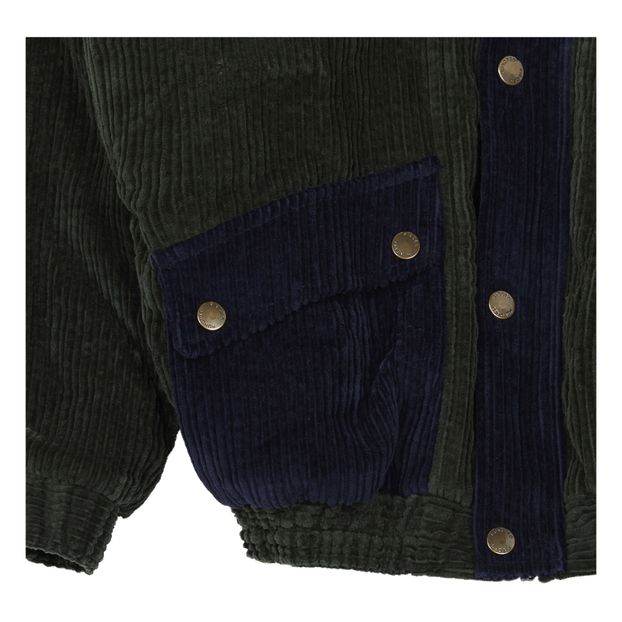 Fake fur-lined velour jacket-product