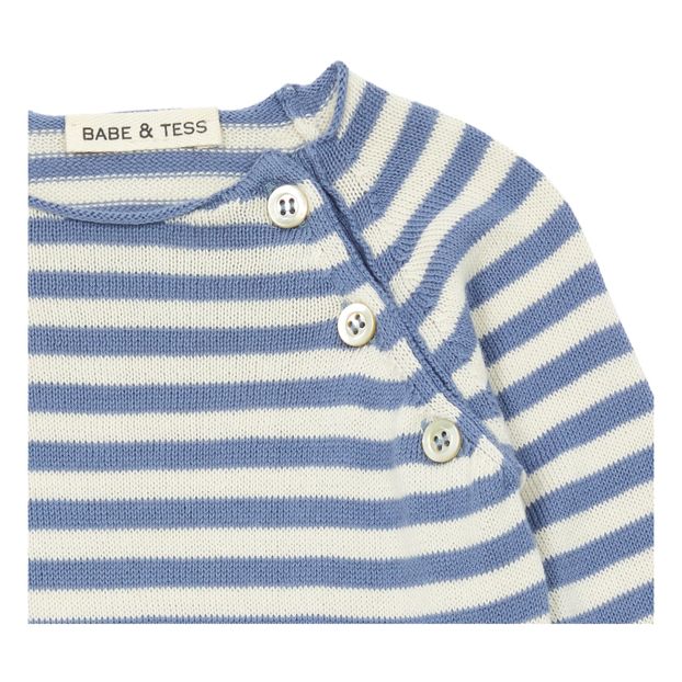 Pull Rayé Boutons-product