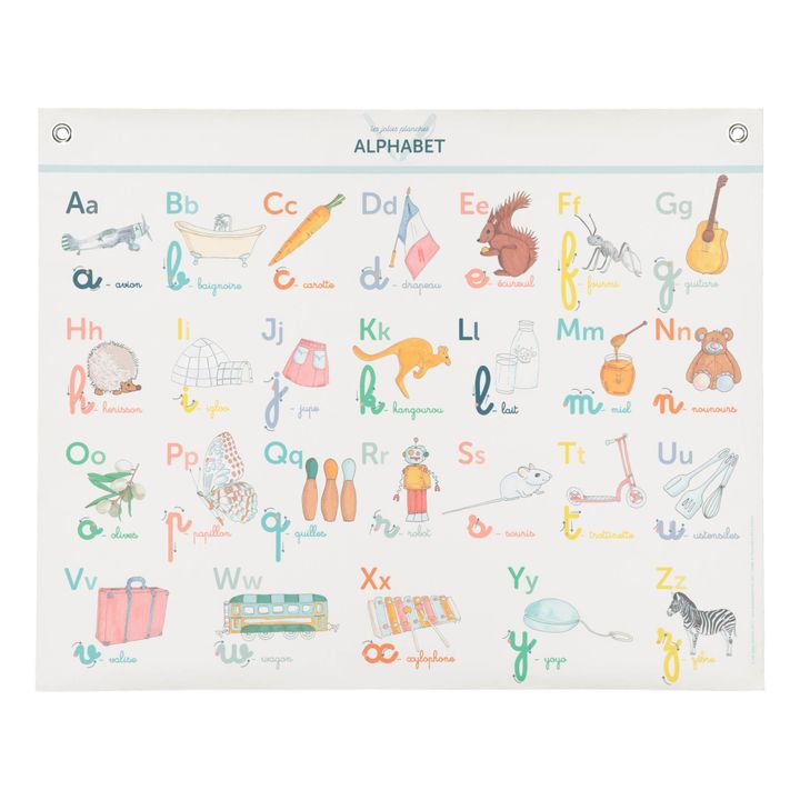 Tabla del abecedario 80x100 cm.- Imagen del producto n°0