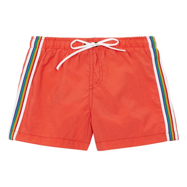 Rainbow Swimming Trunks | Coral- Product image n°0