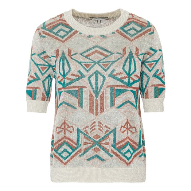 Art Deco jacquard knit-product
