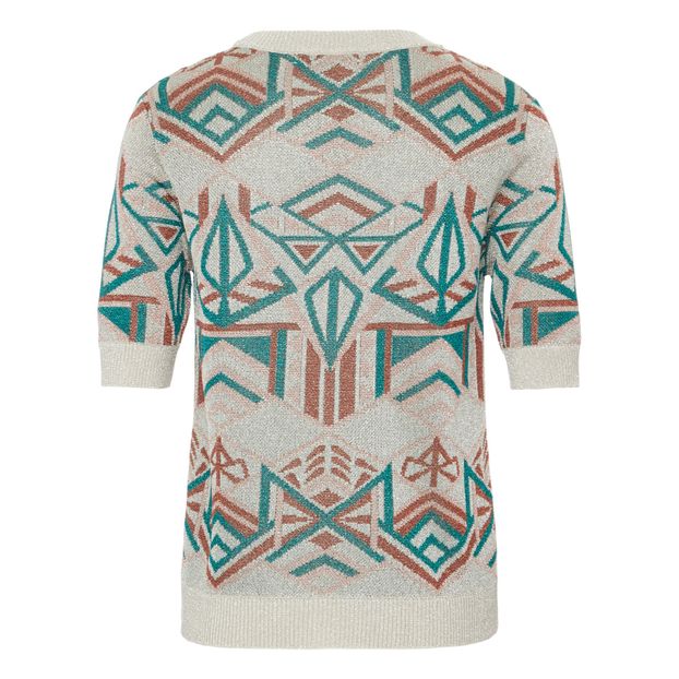 Art Deco jacquard knit-product