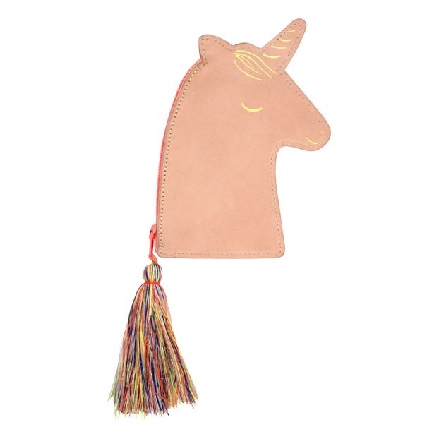 Pochette licorne en cuir-product