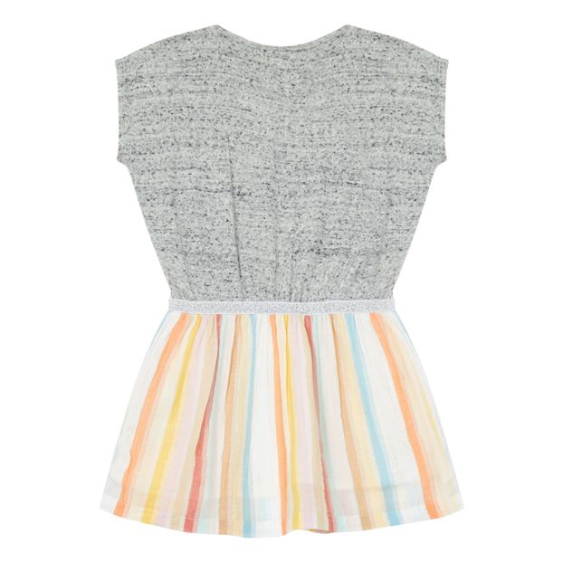 Robe Rayé Bi-matières-product