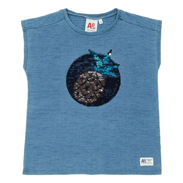 T-Shirt Ananas Sequins Réversibles-product