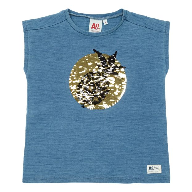 T-Shirt Ananas Sequins Réversibles-product
