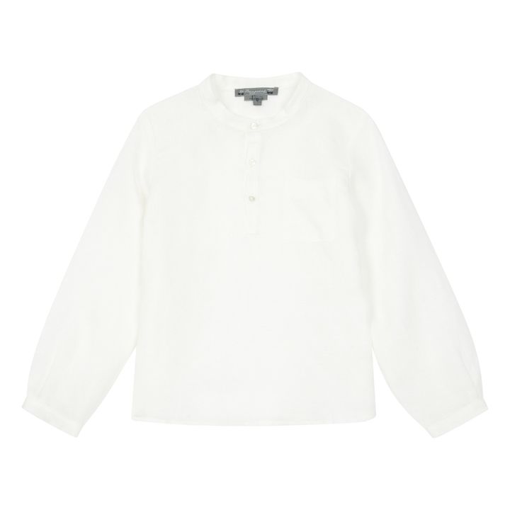 Kurta aus Leinen Artiste | Weiß- Produktbild Nr. 0