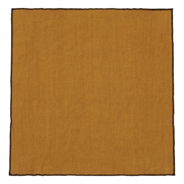 Serviette de table en Lin lavé-surfilée - Set de 4-product