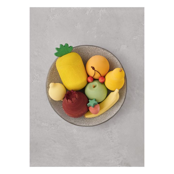 Fruit toy set in wood- Product image n°3