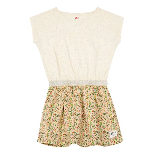 Robe Fleurs Bi-matières-product
