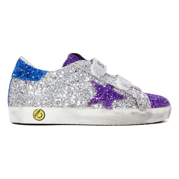 Baskets Cuir Pailletées Old School-product