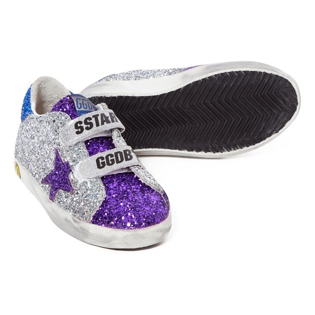 Baskets Cuir Pailletées Old School-product