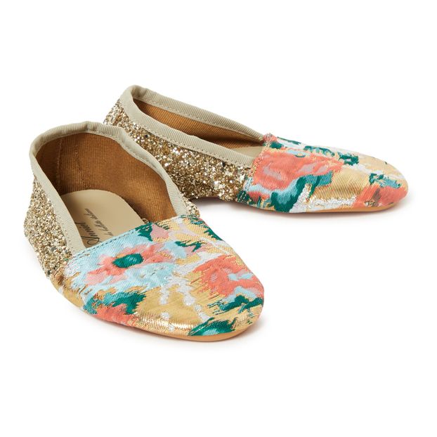 Glitter derby shoes-product