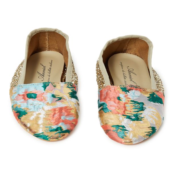 Glitter derby shoes-product
