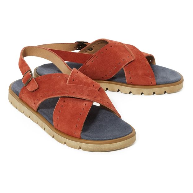 Sandales Croisées Perforées Suede-product
