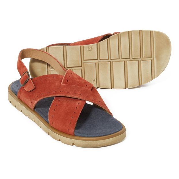 Sandales Croisées Perforées Suede-product