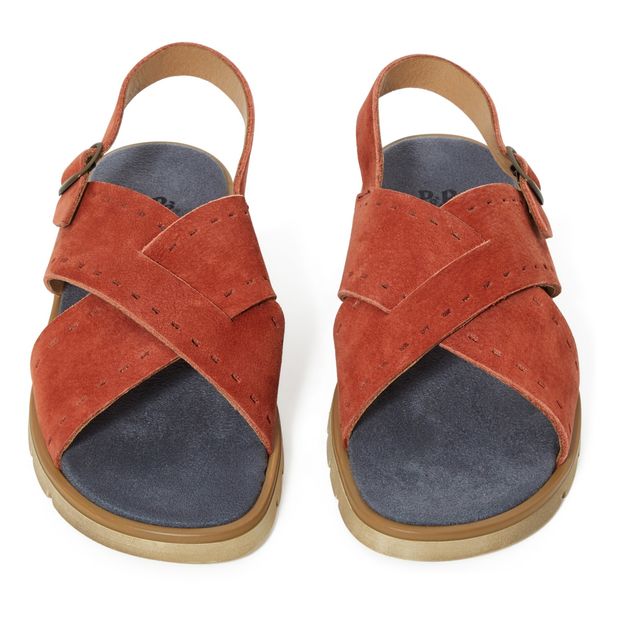 Sandales Croisées Perforées Suede-product