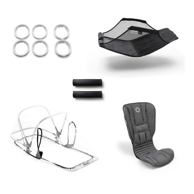 Poussette complète évolutive BEE5 châssis noir-product