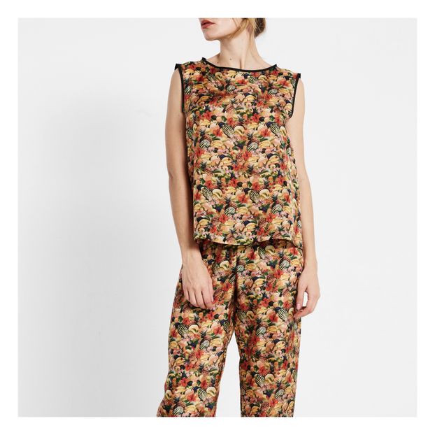 Caio silk top-product