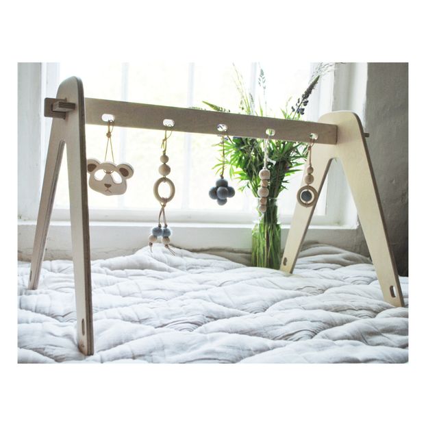 Arche d'éveil en bois et ses suspensions-product