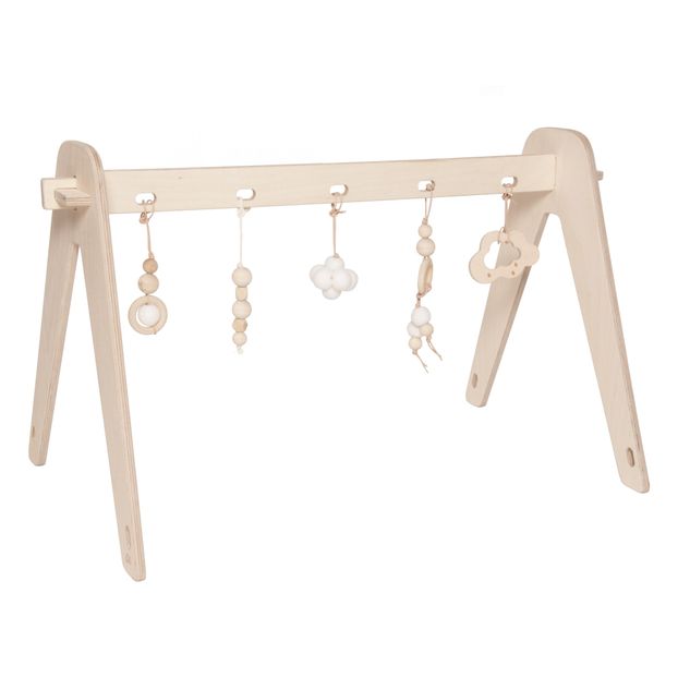 Arche d'éveil en bois et ses suspensions-product