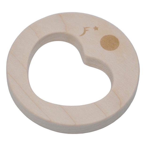 Anneau de dentition en bois lune-product