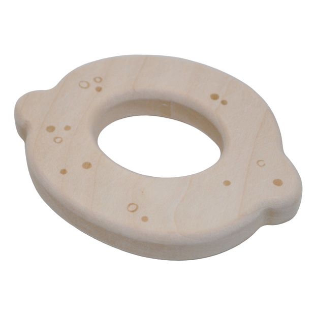 Anneau de dentition en bois citron-product