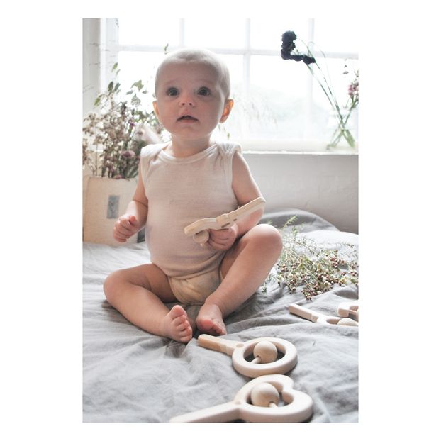Hochet en bois cercle-product