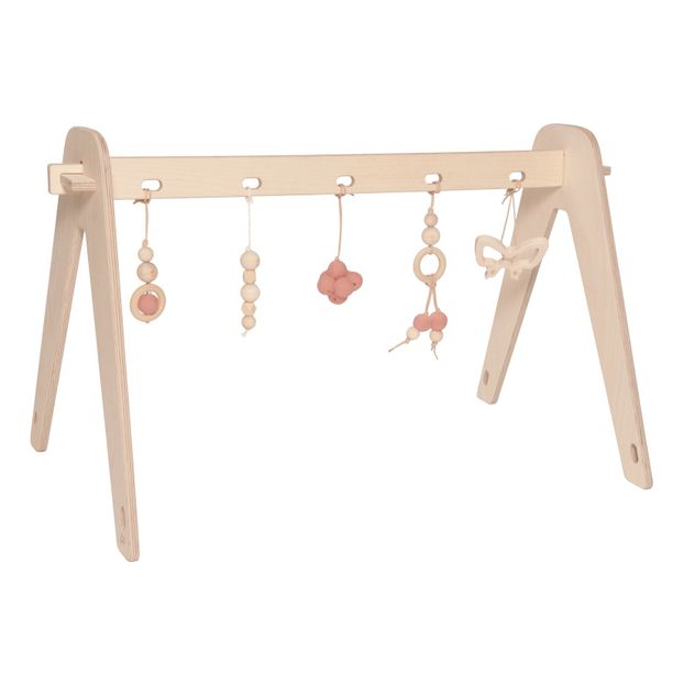 Arche d'éveil en bois et ses suspensions-product