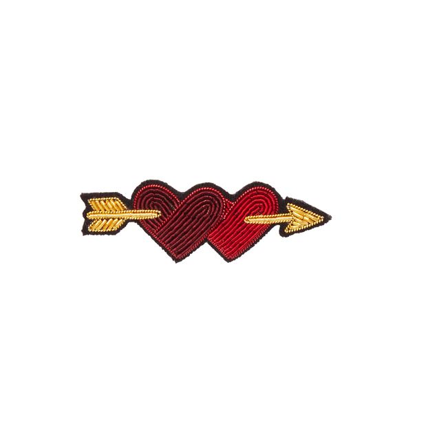 Broche Bordado Corazones Enamorados-product