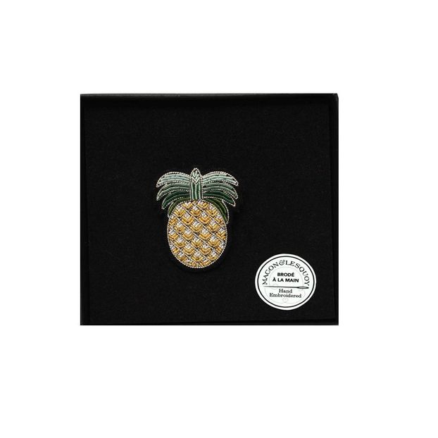 Broche Brodée Ananas-product