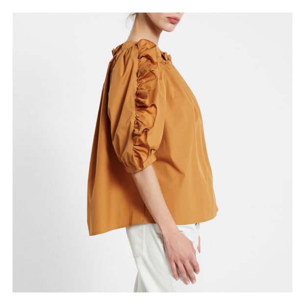 Ruched-Sleeve Blouse-product