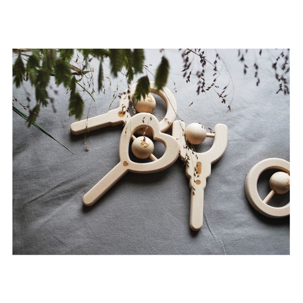 Hochet en bois cercle-product