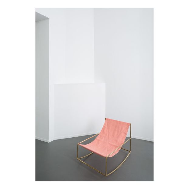 Rocking Chair aus Leinen-product